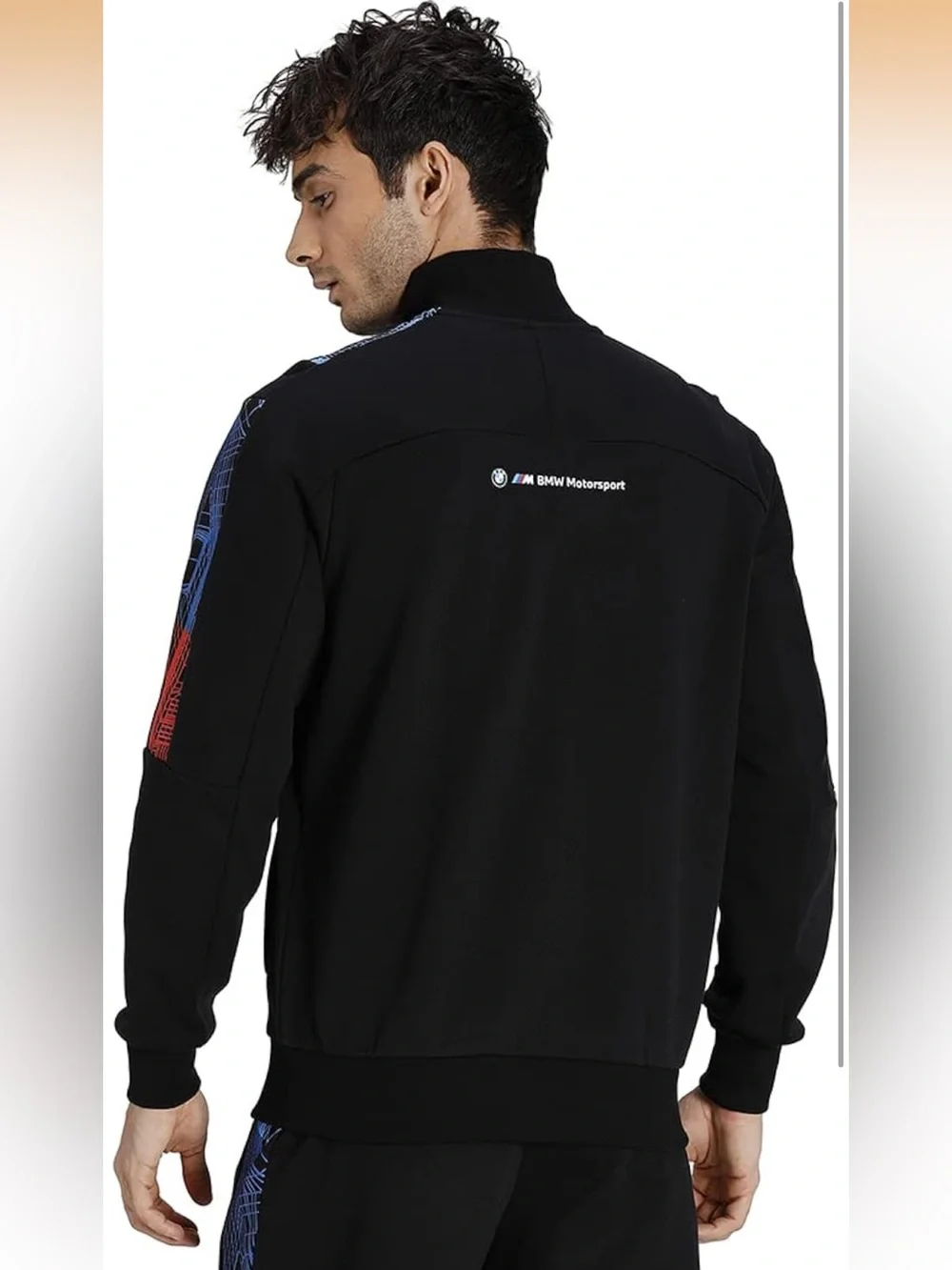 MEN'S PUMA BMW MMS T7 MOTORSPORT FUL ZIP TRACK JACKET Motorsports Medium Car